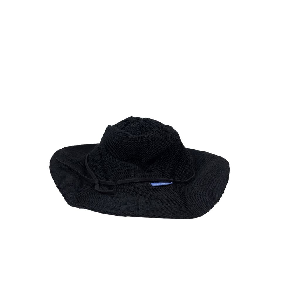 Wallaroo Hat Company Victoria Fedora Hat Womens OS Black Packable Poly Knit